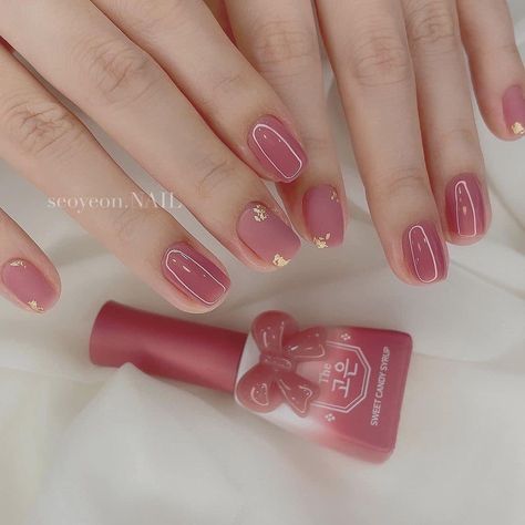 Elegant Touch Nails, Asian Nails, Simple Gel Nails, Blush Nails, Really Cute Nails, Cute Gel Nails, Kawaii Nails, Pretty Nail Art, Cute Nail Designs