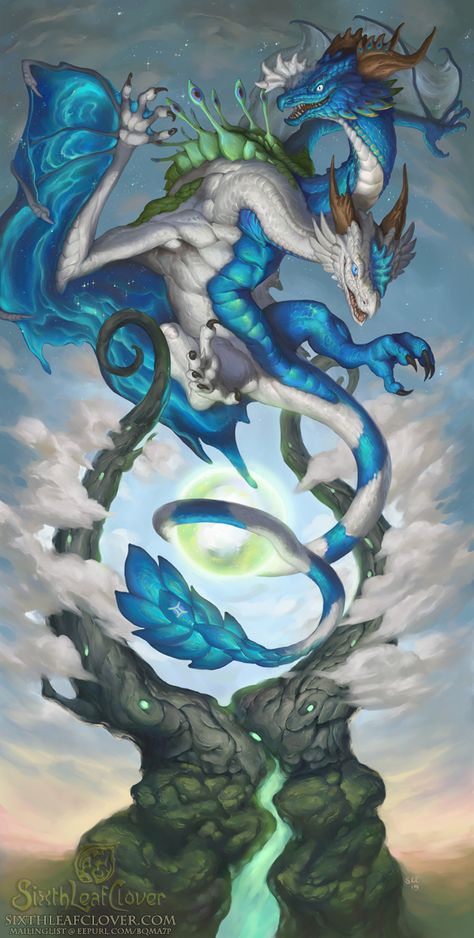 Gemini 2016 -Zwillinge- Zodiac Dragons, Dragon Zodiac, Dragon's Lair, Cool Dragons, Mythical Beast, Legendary Creature, Dragon Pictures, Dragon Wings, White Dragon