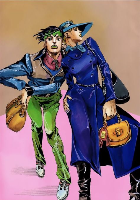 Jjba Fashion, Jojo Fashion, Rohan Kishibe, Bizarre Art, Jojo's Bizarre Adventure Anime, Drawing Style, Jojo Anime, Jojo Memes, Jojo Bizzare Adventure