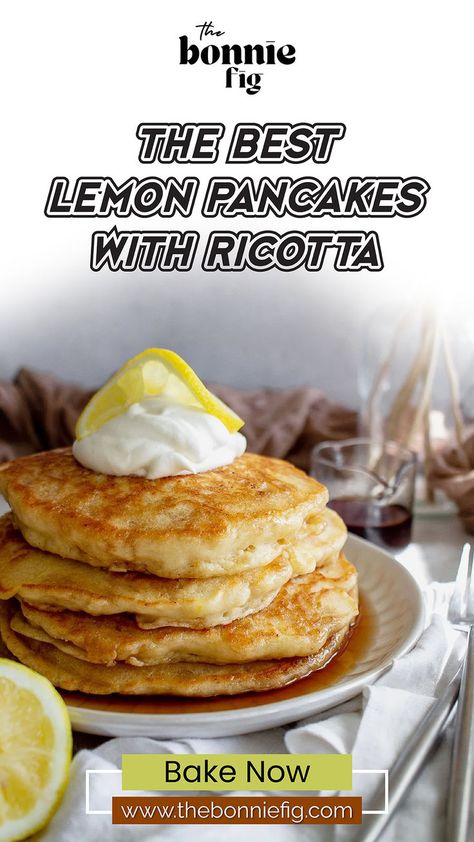 For the lemon lover, mastering how to make lemon pancakes is a gift worth sharing with family and friends. The next time you’re craving a bit of sunshine on a plate, consider these citrusy delights as your go-to choice to brighten up your weekend morning! Lemon Custard Pancakes, Lemon Ricotta Waffles, Simple Pancake Recipe, Fluffy Lemon Ricotta Pancakes, Pancakes Ricotta, Simple Pancake, Pancakes Fluffy, Lemon Pancakes, How To Cook Pancakes