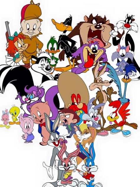 Tiny Toons, Cartoon Crossovers, Old Cartoons, Bugs Bunny, Animated Cartoons, Looney Tunes, Cartoon Network, Live Action, Cartoon Characters