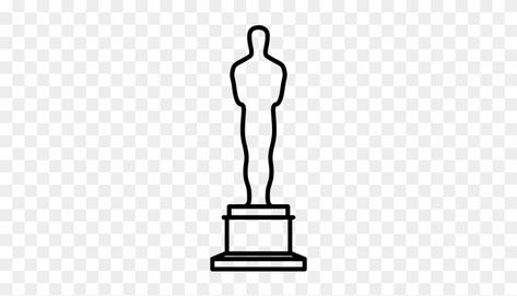 Oscar Drawing, Oscar Award Trophy, Award Drawing, Oscar Tattoo, Hollywood Drawing, Cinema Decoration, Oscar Logo, Oscar Trophy, Oscar Movies