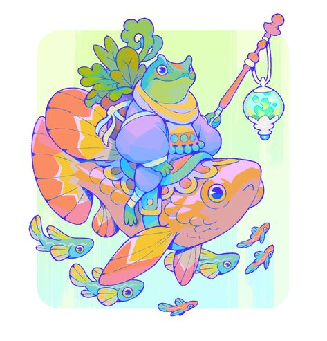 Posca Art, Frog Art, Arte Inspo, Dessin Adorable, 판타지 아트, 영감을 주는 캐릭터, Fantasy Illustration, Creature Design, A Drawing