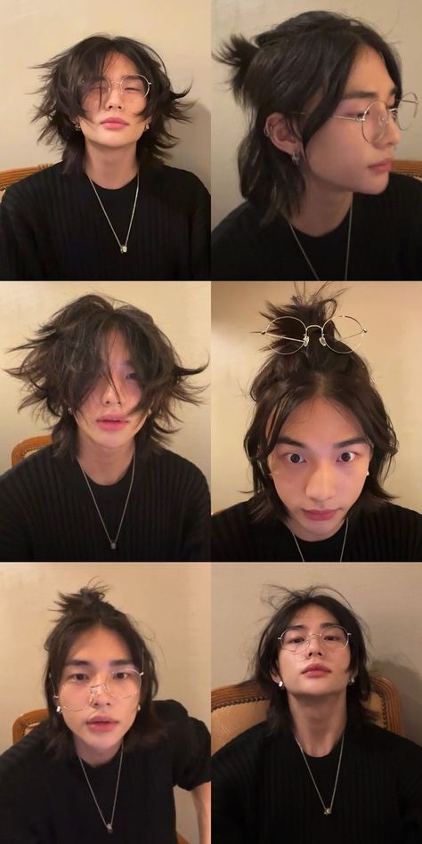 Hyunjin Ponytail Cute, Kpop Male Hairstyles, Hyujin Hair, Hyunjin Judging Face, Hyunjin Eyebrow Piercing, Hyunjin Curly Hair, Hyunjin Cartoon, Hair Claims For Dr, Hyunjin New Hair