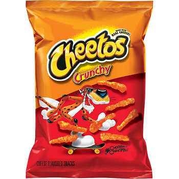 Cheetos Crunchy, Original, 2.1 oz, 64 ct Crunchy Cheetos, Crunchy Style, Cheetos Cheese, Bag Of Cheetos, Cheetos Crunchy, Brand Food, Frito Lay, Cheese Puffs, Yogurt Flavors