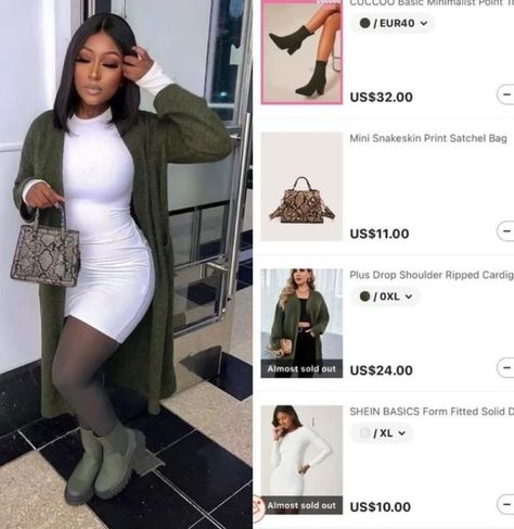 Teyaira Mcqueary Winter Shein Outfits, Shein Outfit Ideas, Outfit Shein, Shein Fits, Fasion Outfits, Shein Outfits, Classy Casual Outfits, Trendy Fashion Outfits