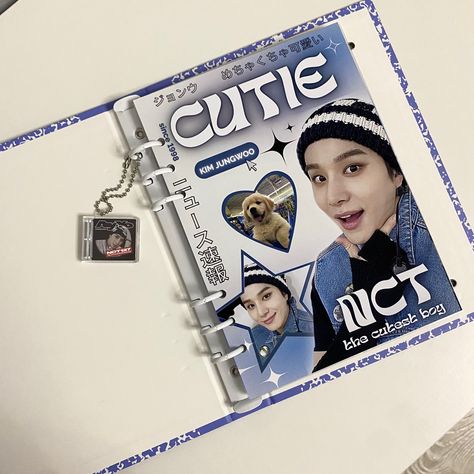 Binder Cover Kpop, Kpop Binder Cover, A5 Binder Cover, Kpop Journaling, Binder Decoration, Jungwoo Nct, A5 Binder, Binder Cover, Nct Yuta