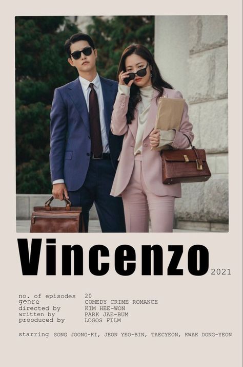 Vincenzo Minimalist Poster, Vincenzo Poster Kdrama, Poster Drama Korea, Vincenzo Poster, Kdrama Poster Aesthetic, K Drama Poster, Korean Drama Poster, Kdrama Posters, Kim Hee Won