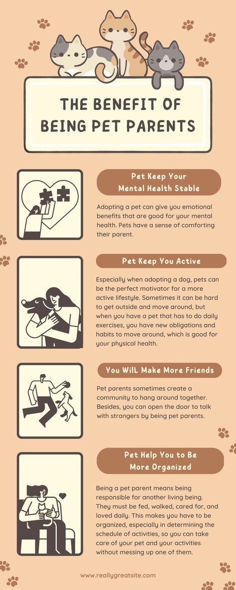 The Benefit of Being Pet Parents Infographic Parenting Infographic, Make More Friends, New Workout Routine, Dog Infographic, Animal Infographic, Be More Organized, Animal Family, More Friends, Pet Wellness