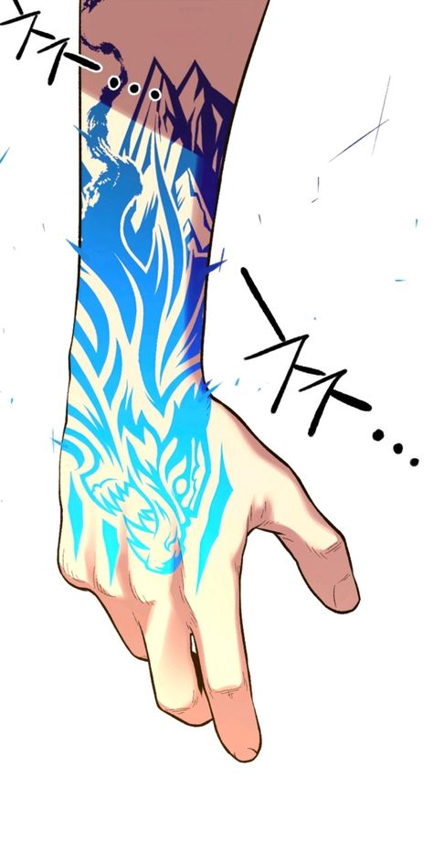 Magic Markings On Skin Drawing, Manhwa Tattoo Ideas, Magic Tattoo Character Design, Kagune Tattoo, Manhwa Tattoo, Tattoo Character, Red Tattoo Ideas, Red Ink Tattoo, Mystical Tattoos