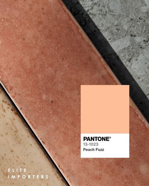 🍑✨ Elevate Your Tile Selection with Pantone's Colour of the Year 2024! ✨🍑 Looking to stay ahead of the curve and offer your customers the latest in tile trends? Say hello to Pantone's Colour of the Year 2024: Peach Fuzz, and introduce them to our AGADIR AMARANTO tile. This stunning tile effortlessly captures the essence of Peach Fuzz with its rich, earthy tones and subtle peachy undertones. It's the perfect choice for your clients who want to infuse their spaces with warmth and vibrancy. Tile Selection, Peach Colour, Tile Trends, Peach Fuzz, Beautiful Tile, Year 2024, Create Space, Color Of The Year, Pantone Color