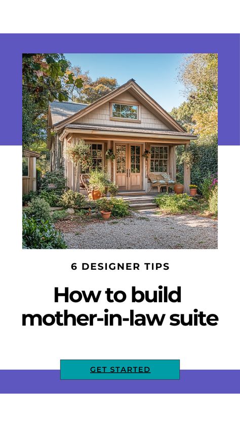 Dream of crafting the perfect oasis for your loved ones? Explore these 6 designer tips to create a cozy mother-in-law cottage or suite! Discover stylish solutions that bring comfort, independence, and that special homey touch. Dive in! 🏡✨ Mother N Law Suite Plans, Mil Suite Addition, Mother Inlaw Suite, In Law Suite Ideas, Small Mother In Law Suite, Inlaw Suite Addition, Mother In Law Suite Addition, In Law Suite Addition, Mother In Law Suite