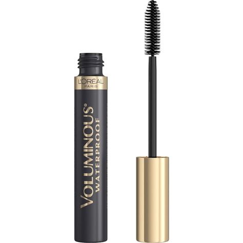 This $9 Mascara Will Survive Swimming & Sweating Black Brown Mascara, Mascara Loreal, Loreal Mascara, Loreal Paris Makeup, Smudge Proof Mascara, Voluminous Mascara, Paris Makeup, Mascara Primer, Brown Mascara