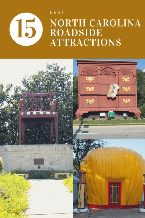 The best North Carolina roadside attractions to visit on a North Carolina road trip. Add these roadside oddities to your travel bucket list, itinerary, or route map! Perfect road trip stops for kids or adults! #NorthCarolinaRoadsideAttractions #NorthCarolinaRoadsideAttraction #RoadsideAttractions #RoadsideAttraction #RoadTrip #NorthCarolinaRoadTrip #NorthCarolinaRoadTripBucketLists #NorthCarolinaBucketList #NorthCarolinaRoadTripWIthKids #NorthCarolinaRoadTripTravelGuide North Carolina Road Trip, Carolina Road Trip, North Carolina Attractions, Road Trip Stops, Road Trip Photography, Beech Mountain, Perfect Road Trip, Road Trip Destinations, Road Trip With Kids