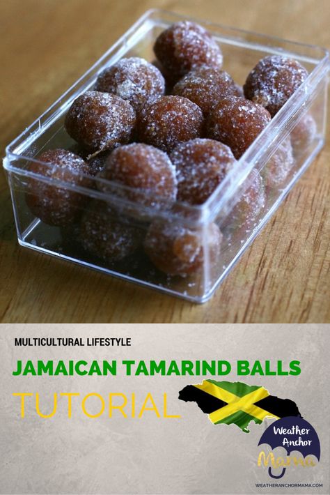 Multicultural Lifestyle: How to Make Jamaican Tamarind Balls Jamaican Desserts, Tamarind Recipes, Tamarind Candy, Tamarind Fruit, Salvadorian Food, Recetas Salvadorenas, Mexican Treats, Fruit Health, Jamaican Dishes