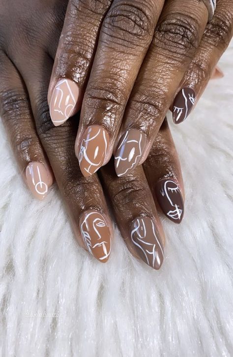 Hand Nails, Overlay Nails, Nail Board, Makeup Nails Art, Manicure Inspiration, Almond Shape Nails, Nail Envy, Get Nails, I Love Nails