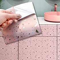 Check this out at Amazon Tile Transfers, Terrazzo Wall, Self Adhesive Wall Tiles, Peel Stick Backsplash, Peel N Stick Backsplash, Metal Tile, Painted Sticks, Peel And Stick Tile, Pink Metallic