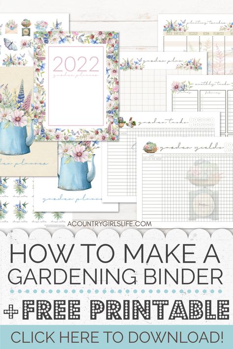 Garden Notebook Ideas, Diy Garden Journal, Garden Planner Layout, Free Garden Planner Printable, Garden Journal Printables Free, Garden Planning Template, Smallholding Ideas, Garden Journal Ideas, Gardeners Journal