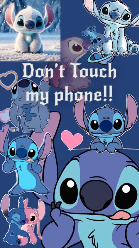 Don't Touch My Phone Wallpapers, Don't Touch My Phone, Stitch Wallpaper, Wall Papers, Dont Touch, Home Screen, Stitch Disney, Touch Me, My Phone