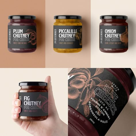 Sauce Jar Packaging, Jar Package Design, Mason Jar Packaging, Jar Packaging Ideas, Sambal Packaging, Farmers Market Packaging, Jar Packaging Design, Sauce Packaging Design, Jars Packaging