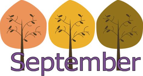 September Clipart, August Clipart, September Bullet Journal Cover, Action Alphabet, Hello September Images, Teaching Kids Letters, September Pictures, September Bullet Journal, September Images