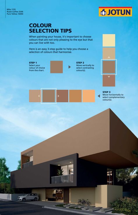 Jotashield Ultra Clean - MY 2021 Jotun Exterior House Paint, Jotun Paint, House Paint Exterior, Exterior Paint, House Painting, House Exterior, House Design, Exterior, Paint