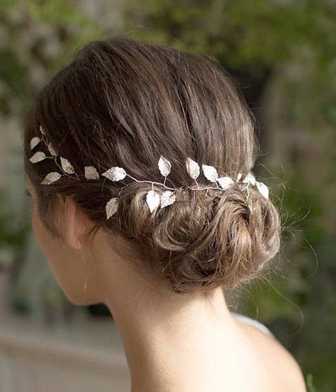 Floral headband wedding