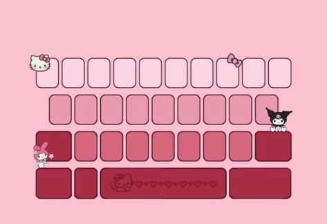 Hello Kitty Keyboard for iPhone Hello Kitty Keyboard Wallpaper, Sanrio Keyboard, Hello Kitty Keyboard, Wall Pepper, Keyboard Template, Gboard Keyboard, Top Notch Wallpaper, Cute Keyboard, Keyboard Themes Wallpaper