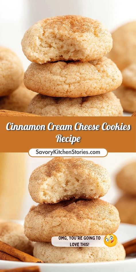 Want to add a unique twist to your holiday cookie platter? Our Cinnamon Cream Cheese Cookies combine rich cream cheese with cozy cinnamon for a mouthwatering flavor. Be sure to save this recipe for the ultimate Christmas desserts that will brighten your celebrations! Cheese Cookies Recipe, Cream Cheese Cookie Recipe, Clean Eating Soup, Cinnamon Cream Cheese, Juicer Recipes, Cream Cheese Cookies, Cheese Cookies, Health Desserts, Eating Organic