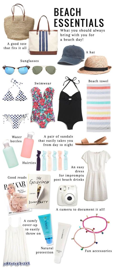 14 Essential Items to Pack in Your Beach Bag | http://helloglow.co/essentials-to-pack-for-the-beach/ Hawaii Packing List, Hawaii Packing, Beach Vacation Packing, Beach Vacation Packing List, Beach Packing, Packing List For Vacation, Beach Vacay, Essentials List, Beach Sunglasses