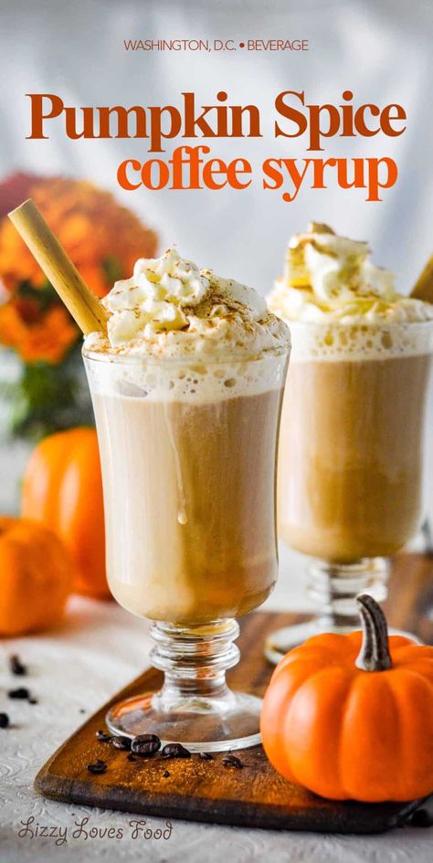 Pumpkin Syrup Recipe For Coffee, Pumpkin Puree Coffee, Pumpkin Syrup Recipe, Pumpkin Spice Coffee Syrup, Pumpkin Drink Recipes, Pumpkin Spice Syrup Recipe, Pumpkin Drink, Starbucks Pumpkin Spice Latte, Homemade Greek Yogurt