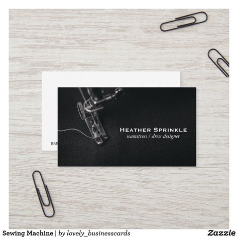 Sewing Machine | Business Card Textile Business Card, Textile Business, Visiting Card, Textile Company, Visiting Cards, Sewing Accessories, Zazzle Invitations, Paper Texture, Crochet Stitches