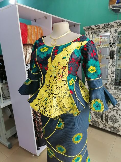 Ankara skirt and blouse Cd Custom, Skirt And Blouse Ankara, Latest Ankara Skirt And Blouse Styles, Latest Ankara Skirt And Blouse, Skirt And Blouse Styles, Ankara Skirt And Blouse Styles, African Blouses, Ankara Skirt And Blouse, African Fashion Skirts