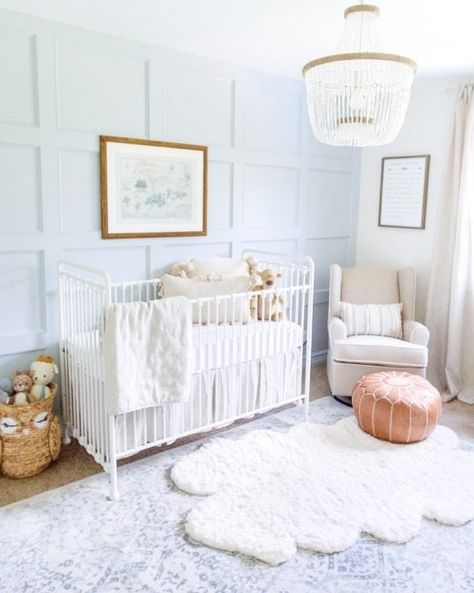 Cool Blue Nursery Ideas for Boys and Girls - DIY Darlin' Blue Nursery Girl, Baby Blue Nursery, Nursery Paint Colors, Girl Nursery Room, Nursery Room Design, Baby Boy Room Nursery, Baby Room Inspiration, Nursery Room Inspiration, Blue Nursery