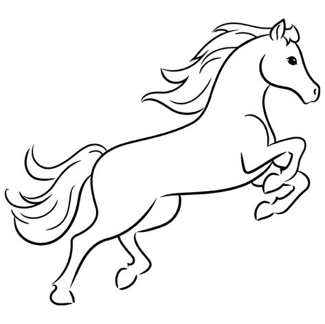 Draw Horses Easy, Horse Pictures To Draw, Horse Pictures Drawing, Pictures Of Horses To Draw, Horses Easy Drawing, Horses Drawing Easy, Drawing Horses Easy, Drawing Ideas Horses Easy, Easy Drawings Horse