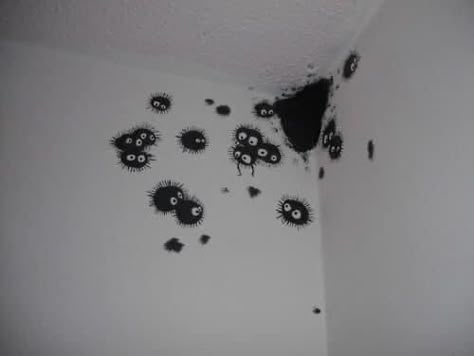 Dust Bunnies, Soot Sprites, Anime Room, Room Deco, Ghibli Art, My Neighbor Totoro, Hayao Miyazaki, Miyazaki, Dream Room