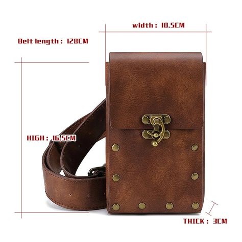 Fanny Waist Packs Phone Wallet Medieval Pouch Bag Belt Leather Men Women Punk Viking Pirate Costume Holster Case For Adult|Waist Packs| - AliExpress Viking Pirate, Steampunk Bag, Pirate Cosplay, Women Backpack Travel, Style Steampunk, Motorcycle Bag, Vintage Crossbody Bag, Cell Phone Wallet, Bag Belt