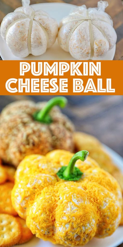 Pumpkin Shaped Cheese Ball, Pumpkin Cheese Ball Recipe, Shaped Cheese Ball, Pumpkin Cheese Ball, Cheese Ball Recipes Easy, Thanksgiving Appetizer Recipes, Fall Appetizers, Cheese Pumpkin, Cheese Ball Recipes