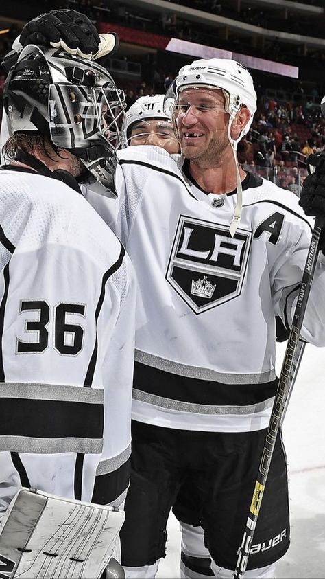 Jack Campbell & Jeff Carter Jack Campbell, Jeff Carter, Hockey, Sports Jersey, Sports, Ice Hockey