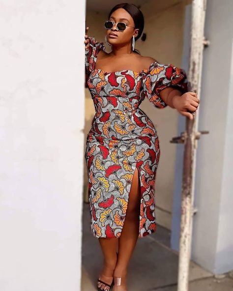 Ankara Dress Designs, Ankara Dress Styles, African Print Clothing, Short African Dresses, Short Dress Styles, Afrikaanse Mode, African Inspired Clothing, African Print Dress Designs, Gaun Fashion