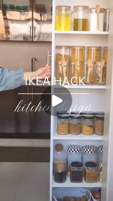 Kallax Kitchen, Ikea Kallax Ideas, Ikea Pantry Organization, Ikea Kitchen Accessories, Ikea Kitchen Organization, Ikea Kitchen Storage, Ikea Billy Hack, Ikea Pantry, Ikea Living