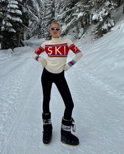 Europe Winter Fashion, Mode Au Ski, Ski Outfit For Women, Ski Fits, Ski Trip Outfit, Apres Ski Outfits, Ski Aesthetic, Apres Ski Party, Ski Bunnies