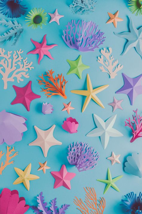 Ocean Birthday Party, Mermaid Theme Birthday Party, Upgrade Your Life, Pastel Cupcakes, Papercut Art, Ocean Birthday, Ocean Party, Mermaid Theme Birthday, Pinterest Diy