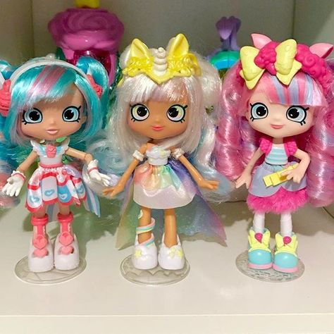 Jessicake, Mystabella and Candy Sweets (Wild Style) Shopkins Dolls, Shopkins Wild Style, Shopkins Season 2, Shopkins Doll, Shopkins Shoppies, Shoppies Dolls, Fancy Nancy Party, Shopkins Toys, Kids Furniture Design