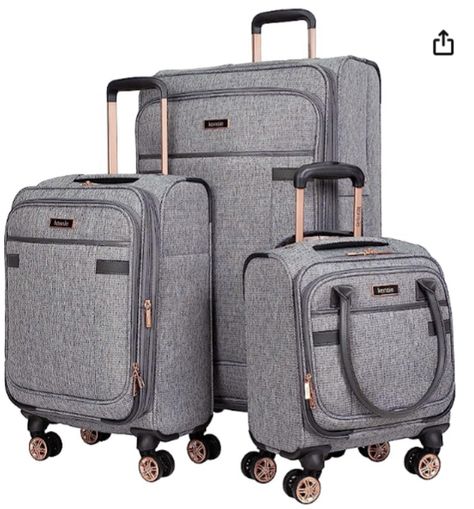 Carry On Tote, Travel Bag Set, Cute Luggage, Stylish Luggage, 3 Piece Luggage Set, Spinner Luggage Sets, Large Suitcase, Best Luggage, Luggage Bags Travel