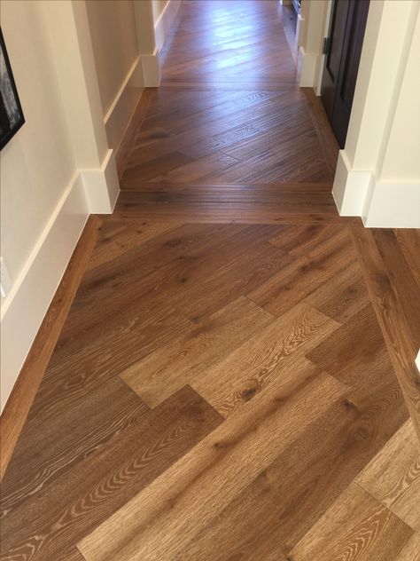 On diagonal Diagonal Laminate Flooring, Diagonal Flooring Wood, Diagonal Wood Floor, Diagonal Flooring, Wood Floor Border, Wooden Floor Pattern, Asian Style Bedrooms, Hardwood Plank Flooring, Wood Flooring Ideas