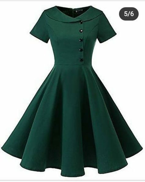 Flare Dress Casual, 1950s Retro, Classy Dress Outfits, Vintage Short, Elegant Dresses For Women, X Reader, The One And Only, Girls Fashion Clothes, Mode Vintage