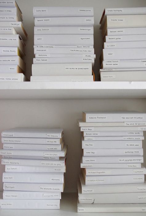 5 Favorites: Design-Worthy Book Covers: Remodelista Vittsjo Ikea, Stacks Of Books, Styling Bookshelves, Covered Books, Folding Ideas, Bookshelf Organization, Bookmaking, White Books, Beautiful Book Covers