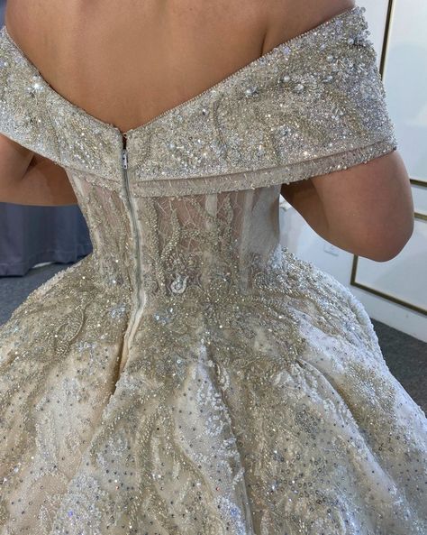 Wedding Dress Sparkle, Milan Wedding, Wedding Dress Ballgown, Off Shoulder Wedding Gown, Wedding Gown Off Shoulder, Mermaid Wedding Dress With Sleeves, Gown Off Shoulder, Afghan Hounds, Ballgown Wedding Dress