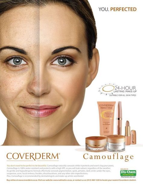 This is showing what this womans face looked like before and what it looks like after using this product. This is a perfect representation what a before/after ad is to look like. Instead of picking one side or the other it is showcasing both sides. From Web. Lipstick Ad, Ad Layout, Makeup Ads, Beauty Ad, Magazine Ads, Creative Ads, Graphic Design Tutorials, Magazine Layout, Ad Design